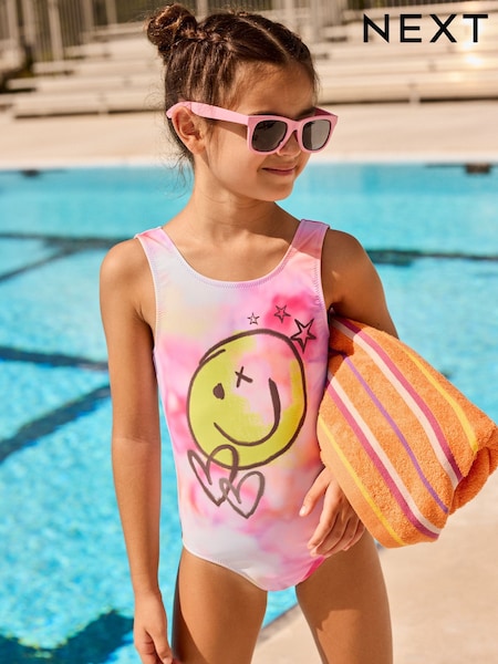 Tie Dye Smile Face Swimsuit (3-16yrs) (AB6963) | €17 - €24