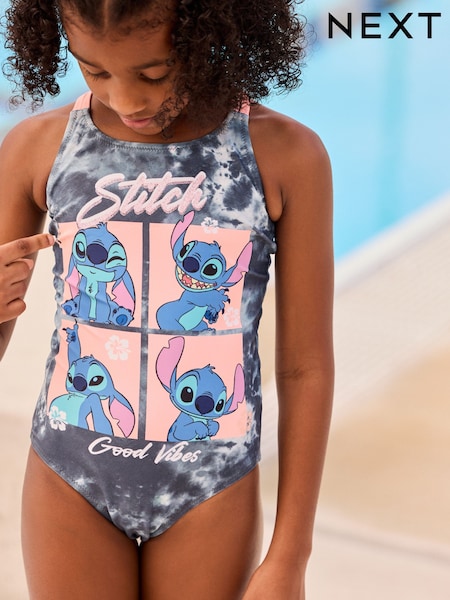 Grey Tie Dye Lilo & Stitch License Swimsuit (3-16yrs) (AB6983) | 79 QAR - 104 QAR