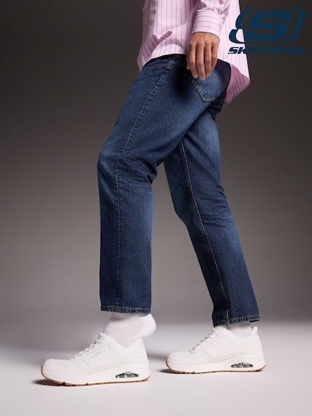 Skechers White Uno Banksia Trainers (AB7007) | R$ 880