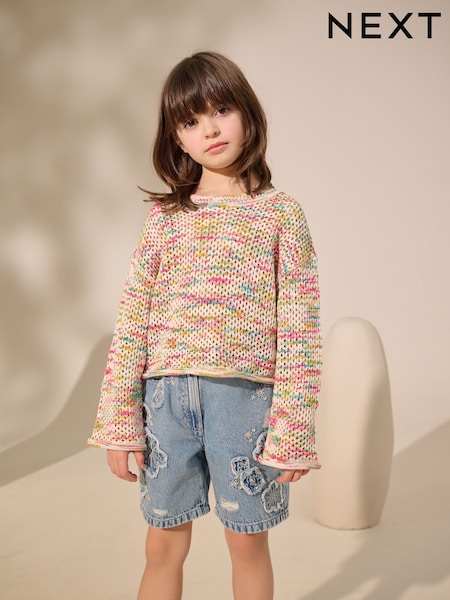 Rainbow Stitch Jumper (3-16yrs) (AB7181) | kr334 - kr418