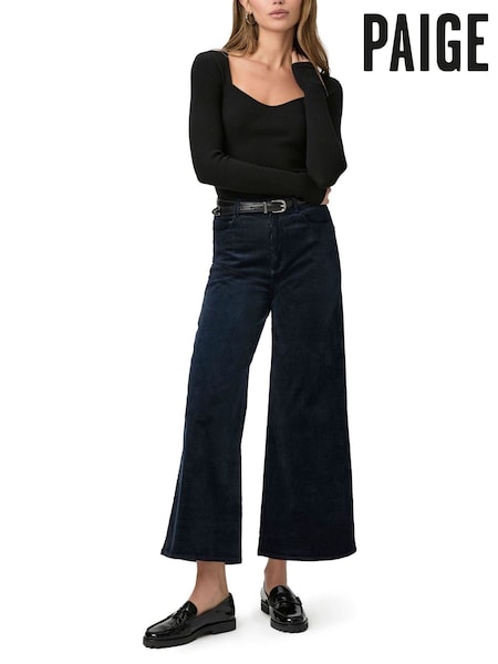 Paige Blue Harper Wide Ankle Jeans (AB7313) | 72,855 Ft