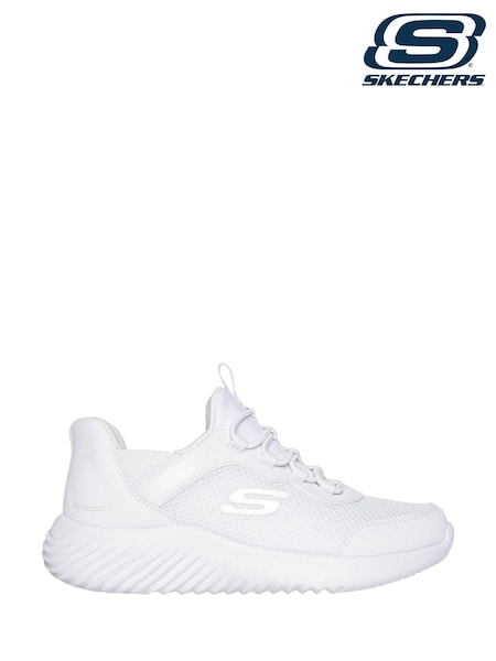 Белый - Skechers Bounder Brisk-Burst Trainers (AB7341) | €52