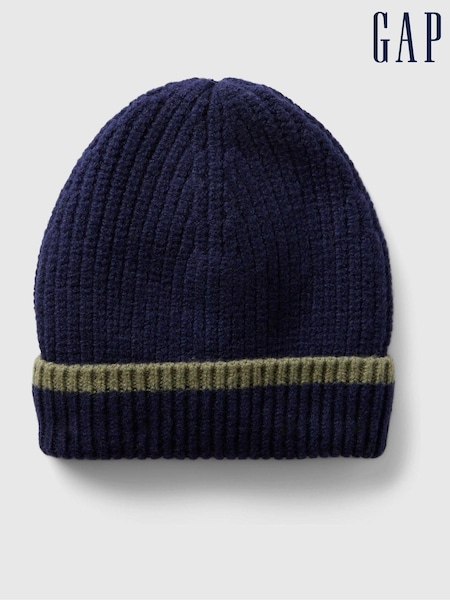 Gap Navy Blue CashSoft Beanie (Newborn-3yrs) (AB7438) | €17