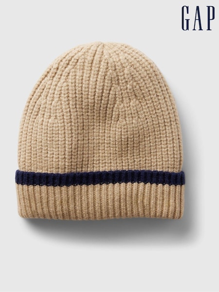 Gap Beige CashSoft Beanie (Newborn-3yrs) (AB7439) | €17