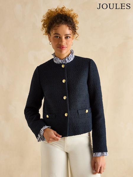 Laivasto - Joules Hampstead Boucle Takki (AB7541) | €142