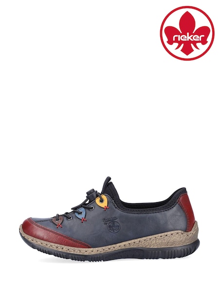 Rieker Womens Blue Elasticated Shoes (AB7575) | € 92