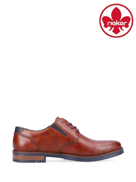 Коричневый - Rieker Mens Lace-Up Shoes (AB7579) | €115