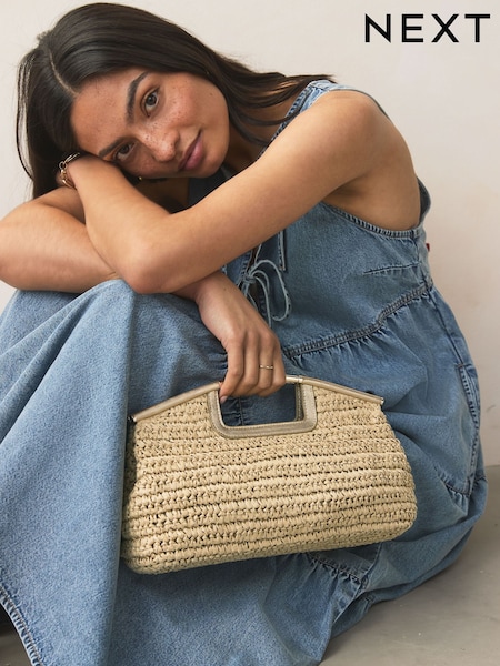 大地色 - Raffia Clutch Bag (AB7741) | NT$1,340