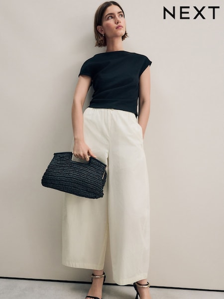 黑色 - Raffia Clutch Bag (AB7756) | NT$1,340