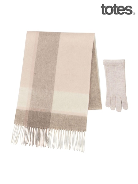 Totes Ladies Cashmere Blend Scarf & Glove Set (AB7794) | kr1 050
