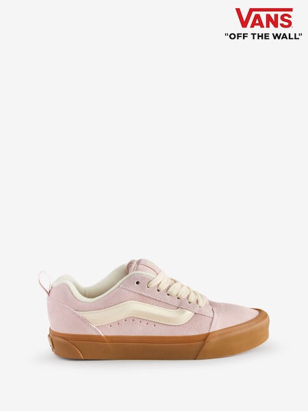 Розовый - Vans Womens Pink Knu Skool Trainers (AB8125) | €106