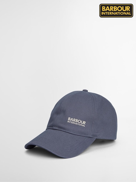 Barbour® International Blue Albury Sports 100% Cotton Cap (AB8211) | €36