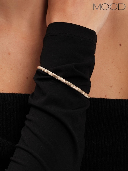 Mood Gold Tone Crystal Cuff Bracelet (AB8321) | €9