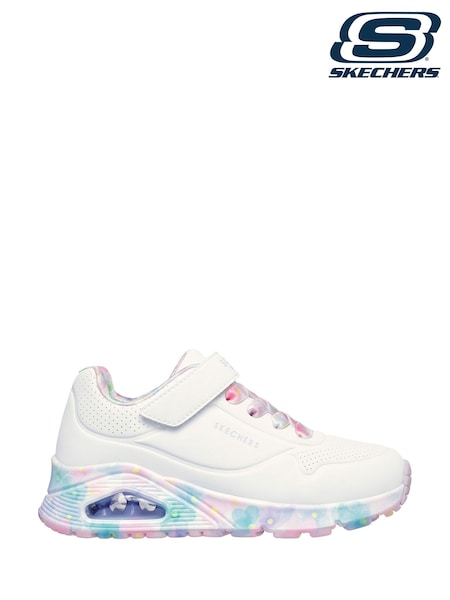 Skechers Multi Girls Uno Lite Easy Zip Trainers (AB8759) | R$ 585