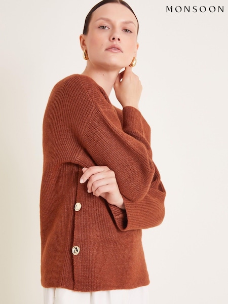 Monsoon Luci Longline Jumper (AB8775) | 271 LEI
