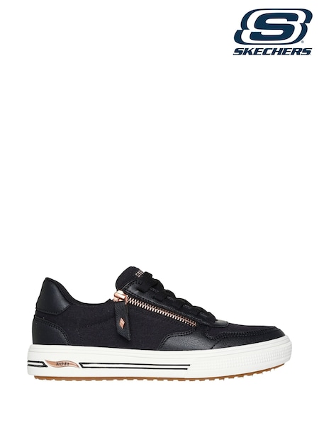 Skechers Black Arch Fit Arcade Trainers (AB8782) | $129
