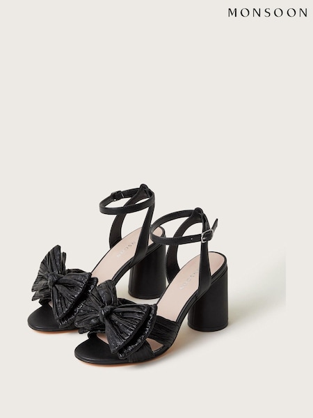 Monsoon Ruby Bow Heel Sandals (AB8797) | ‏266 د.إ.‏