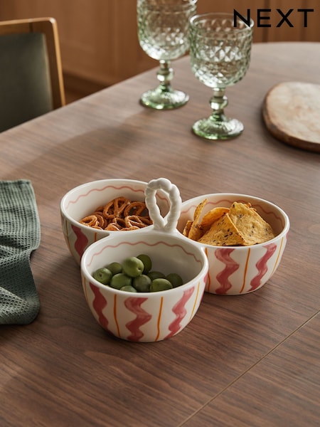 Pink Wiggle Nibble Bowls (AB8861) | €31
