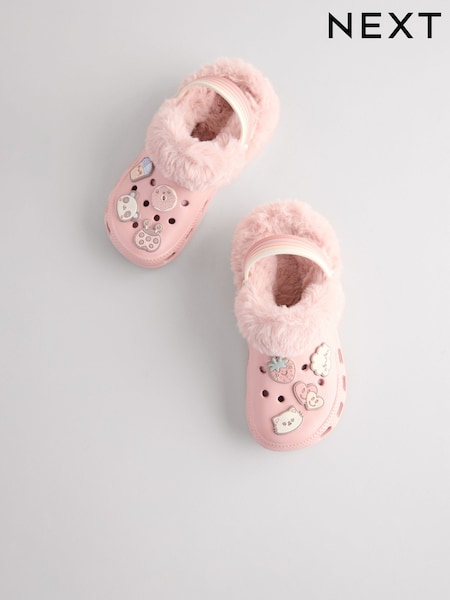وردي بشارة - Faux Fur Lined Clog Slippers (AB8925) | ‏4 ر.ع.‏ - ‏6 ر.ع.‏