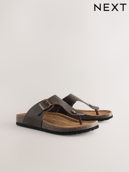 Brown Toe Post Footbed (AB9017) | €37