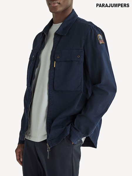 Parajumpers Blue Tel Utility Overshirt (AB9036) | 2,011 LEI