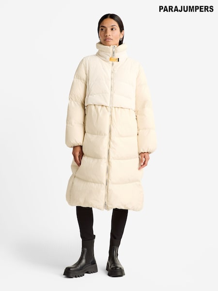 Parajumpers Cream Emya Quilted Down Coat (AB9079) | ‏4,630 د.إ.‏