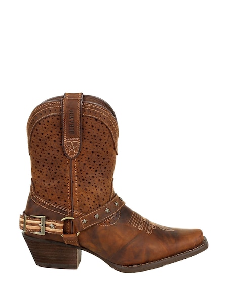 Durango Crush Shortie Brown Boots (AB9093) | ‏1,081‏₪