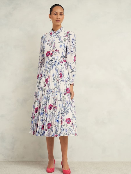 Hobbs White Ashleen Dress (AB9138) | AED1,159