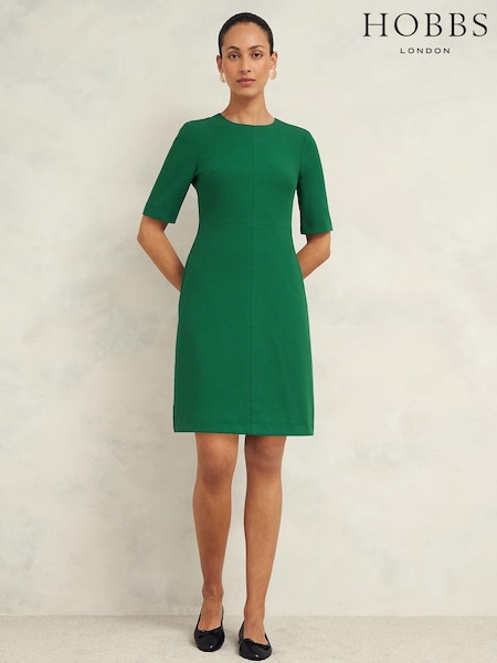 Hobbs Green Alana Dress (AB9143) | €91