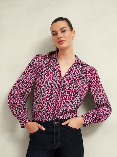 Hobbs Pink Abigail Blouse (AB9146) | OMR27