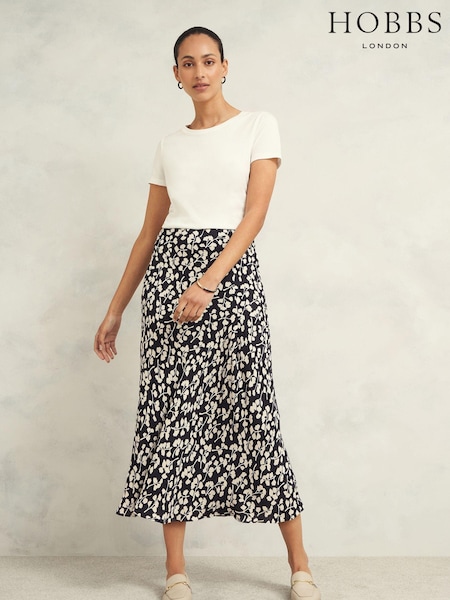 Hobbs Blue Eliza Skirt (AB9161) | AED320