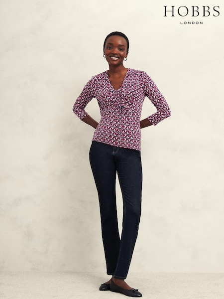Hobbs Simmy Printed Top (AB9168) | R$ 445