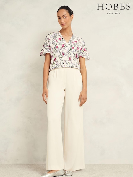 Hobbs White Gigi Top (AB9172) | OMR27