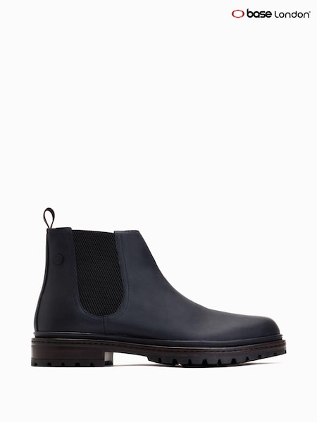 Черный - Base London Walsh Pull On Chelsea Boots (AB9211) | €69