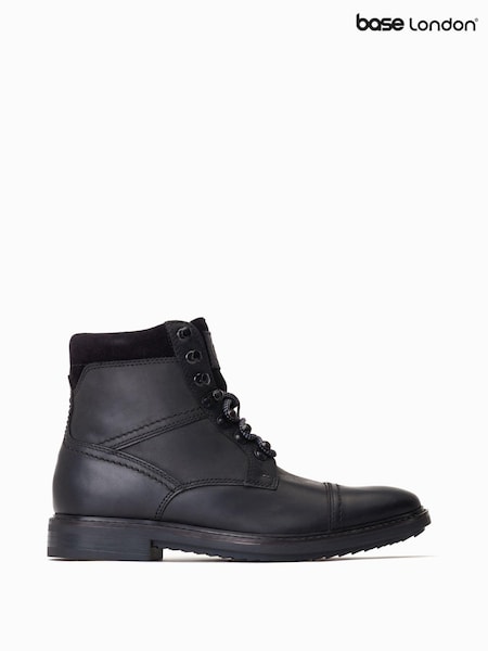 Base London Ashland Lace Up Toe Cap Boots (AB9241) | AZN 201