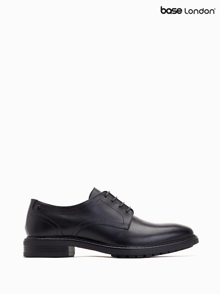 Negru - Base London Triumph Cu șireturi Derby Pantofi (AB9242) | 338 LEI