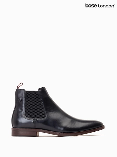 שחור - Base London Virgil Pull On Chelsea Boots (AB9251) | ‏352‏₪