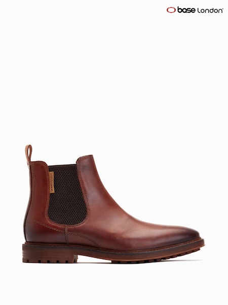 חום כהה - Base London Canmore Lace Up Chukka Boots (AB9252) | ‏377‏₪