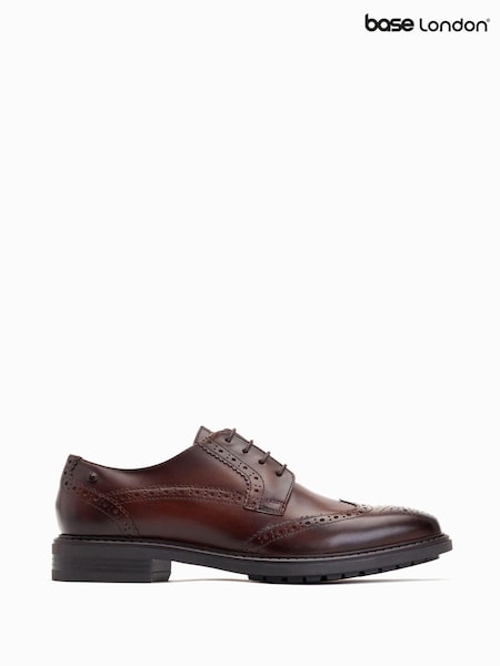 Base London Anson Lace Up Brogue Shoes (AB9277) | $150