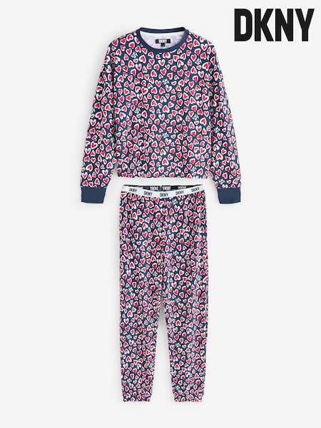 Dkny Sweater Knit Long Sleeve Top & Joggers Set (AB9309) | 248 QAR