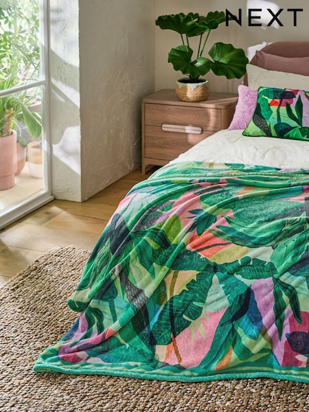 Global Garden Fleece Throw (AB9422) | ‏64‏₪ - ‏106‏ ₪