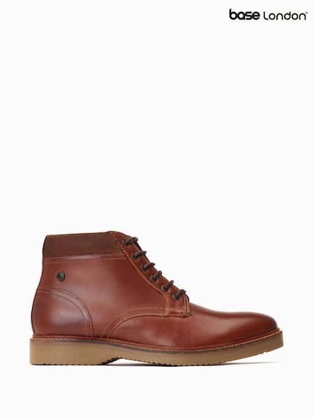 Base London Dugan Lace-up Chukka Brown Boots (AB9430) | 417 LEI