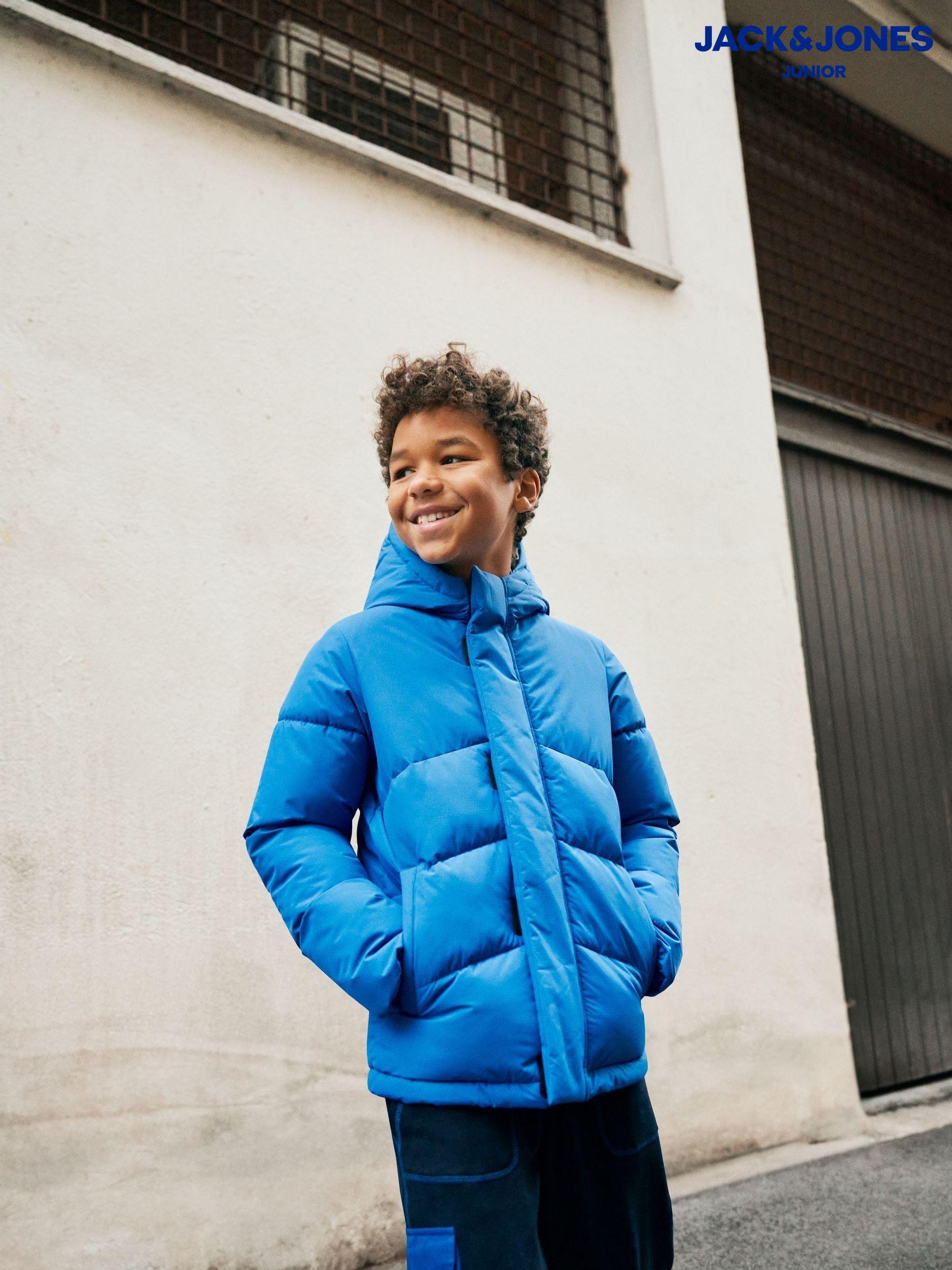 Boys Jackets Jack Jones Junior Blue Puffer Casual Next Luxembourg