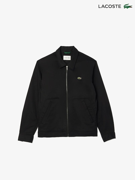Lacoste Stretch Cotton Twill Black Jacket (AB9604) | €301