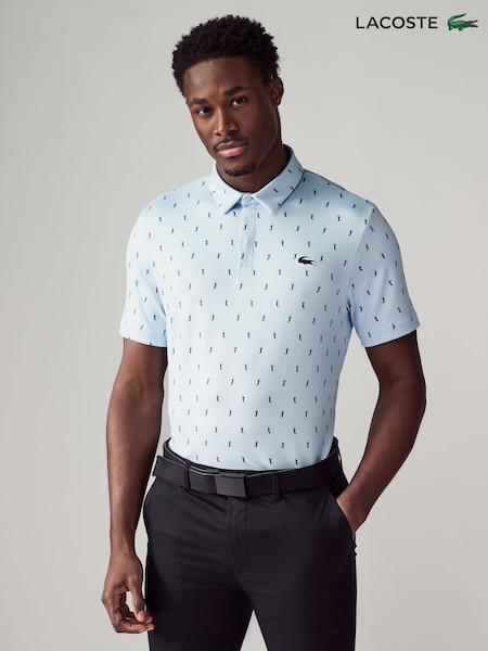 Lacoste Regular Fit UV Protect Printed Golf Polo Shirt (AB9636) | €139