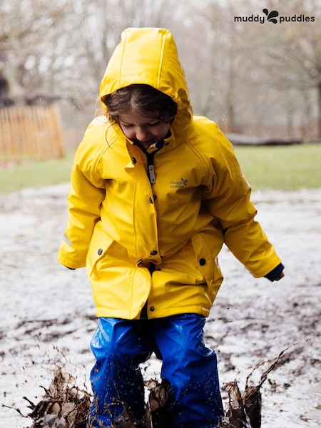 أصفر - Muddy Puddles Waterproof Insulated Puddleflex Jacket (AB9666) | ‏189 د.إ.‏