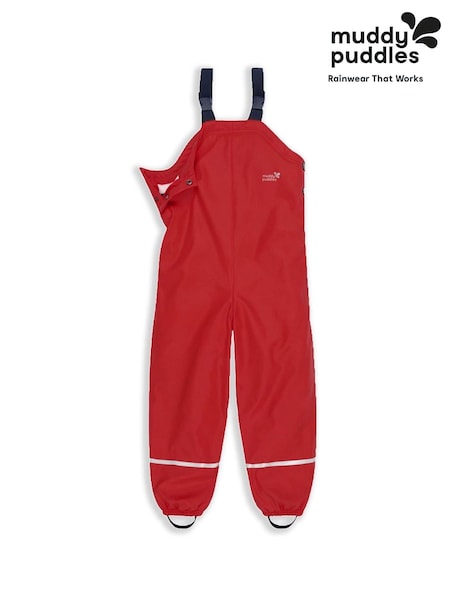 أحمر - Muddy Puddles Waterproof Insulated Puddleflex Dungarees (AC0037) | ‏142 د.إ.‏