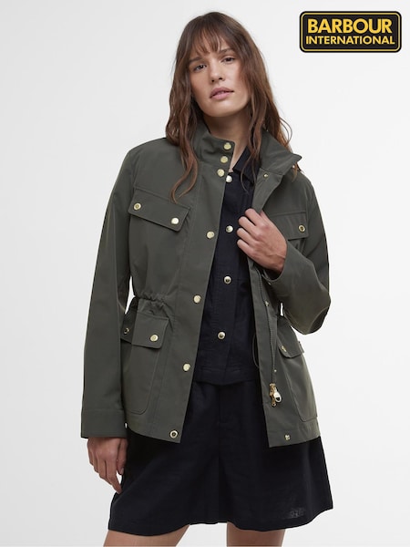 Barbour® International Green Brea Showerproof Jacket (AC0339) | €285