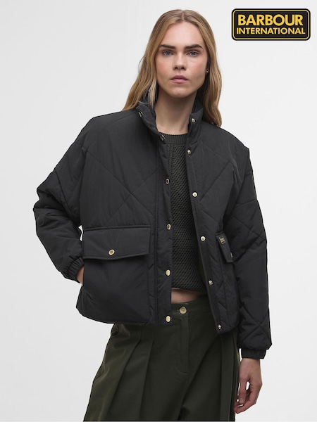 Barbour® International Zola Quilt Black Jacket (AC0342) | €242