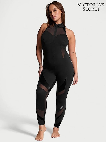 Victoria's Secret Black Activate™ Sheer Illusion Jumpsuit (AC0350) | €63